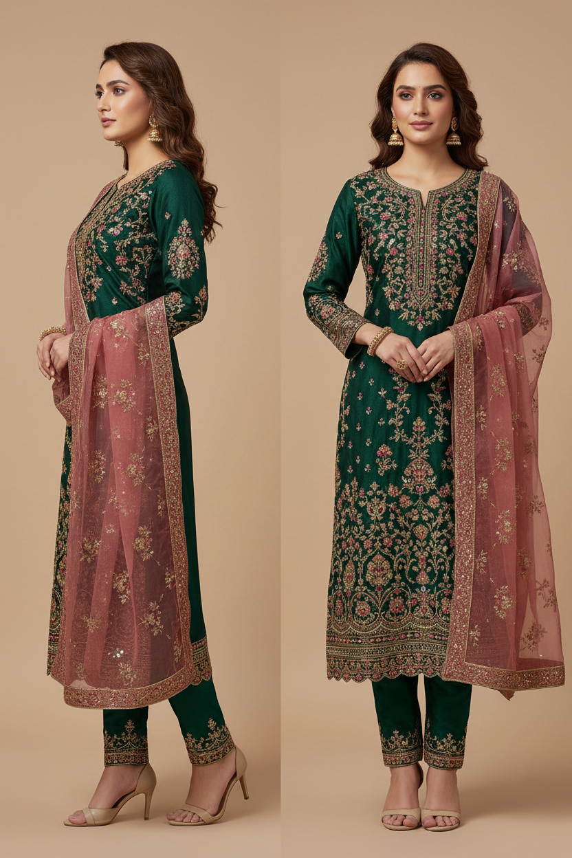 Side open 2pc set